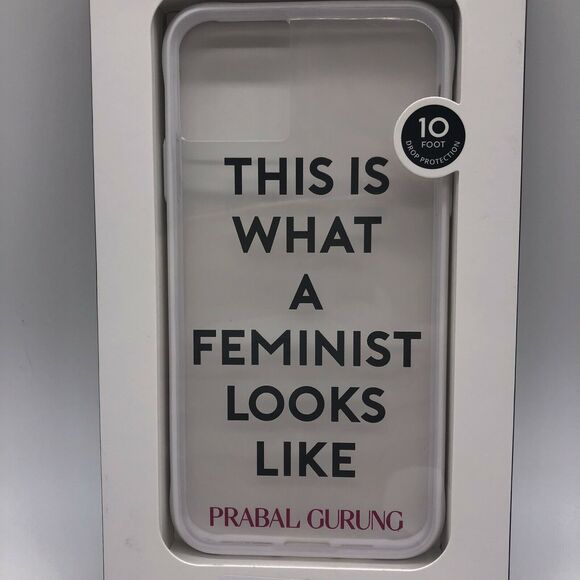PRABAL GURUNG Case for iPhone 11 Pro Max, Feminist, NEW In Box - Picture 2 of 4